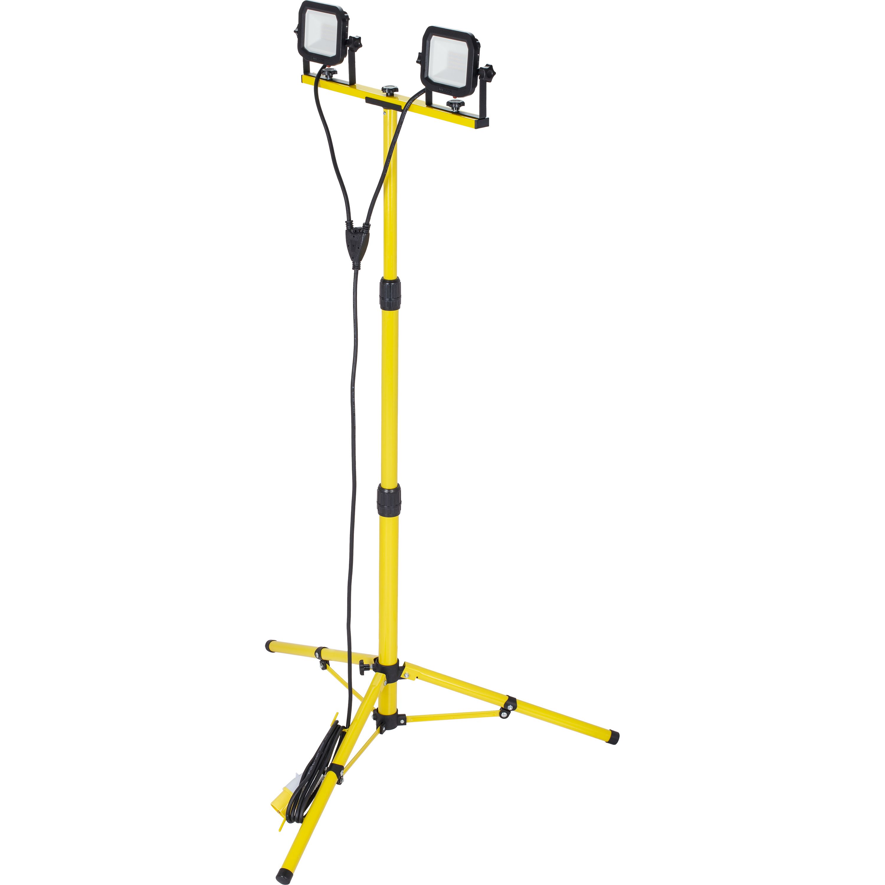 Luceco Twin 40W 4000lm Corded Integrated LED Work light with tripod