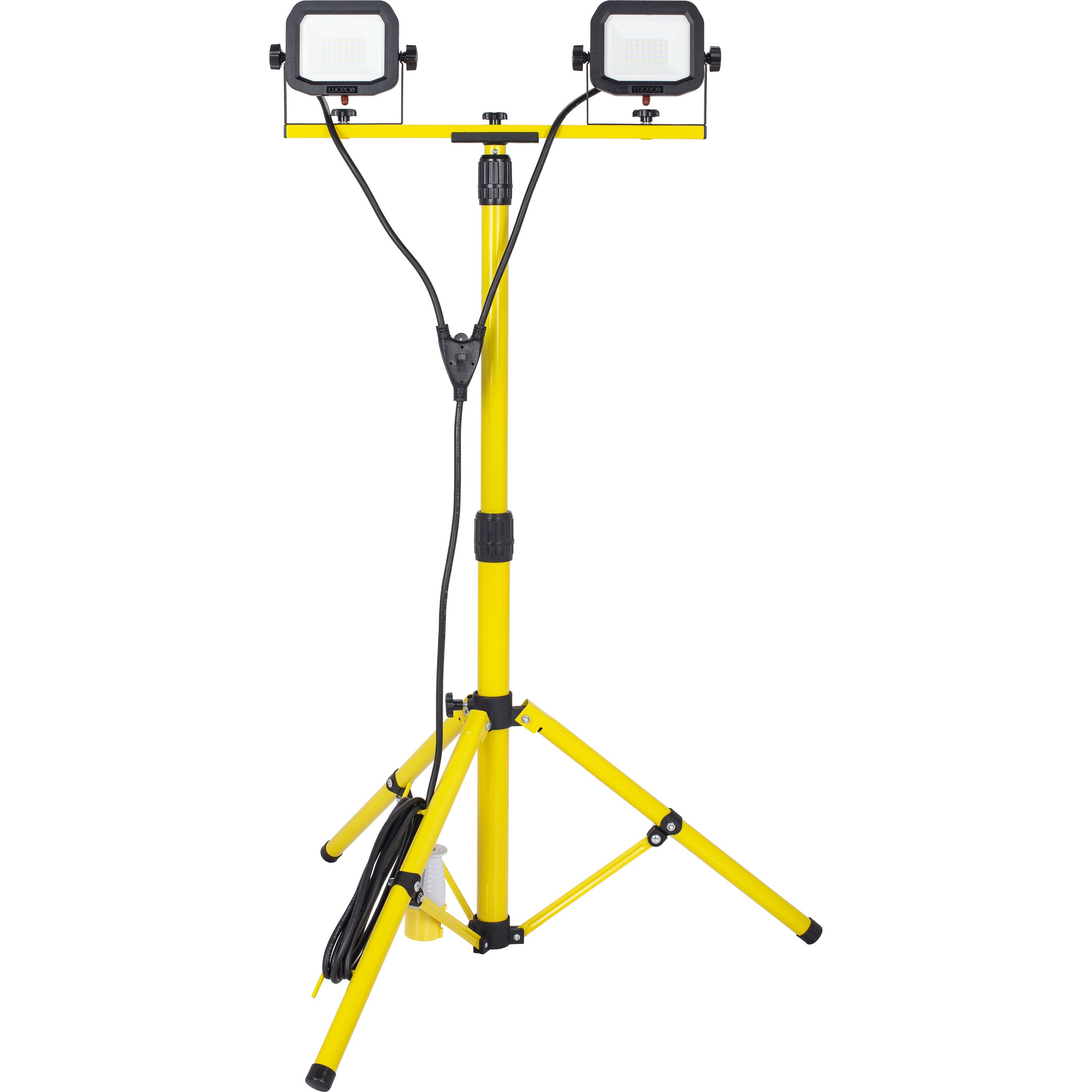 Luceco Twin 40W 4000lm Corded Integrated LED Work light with tripod