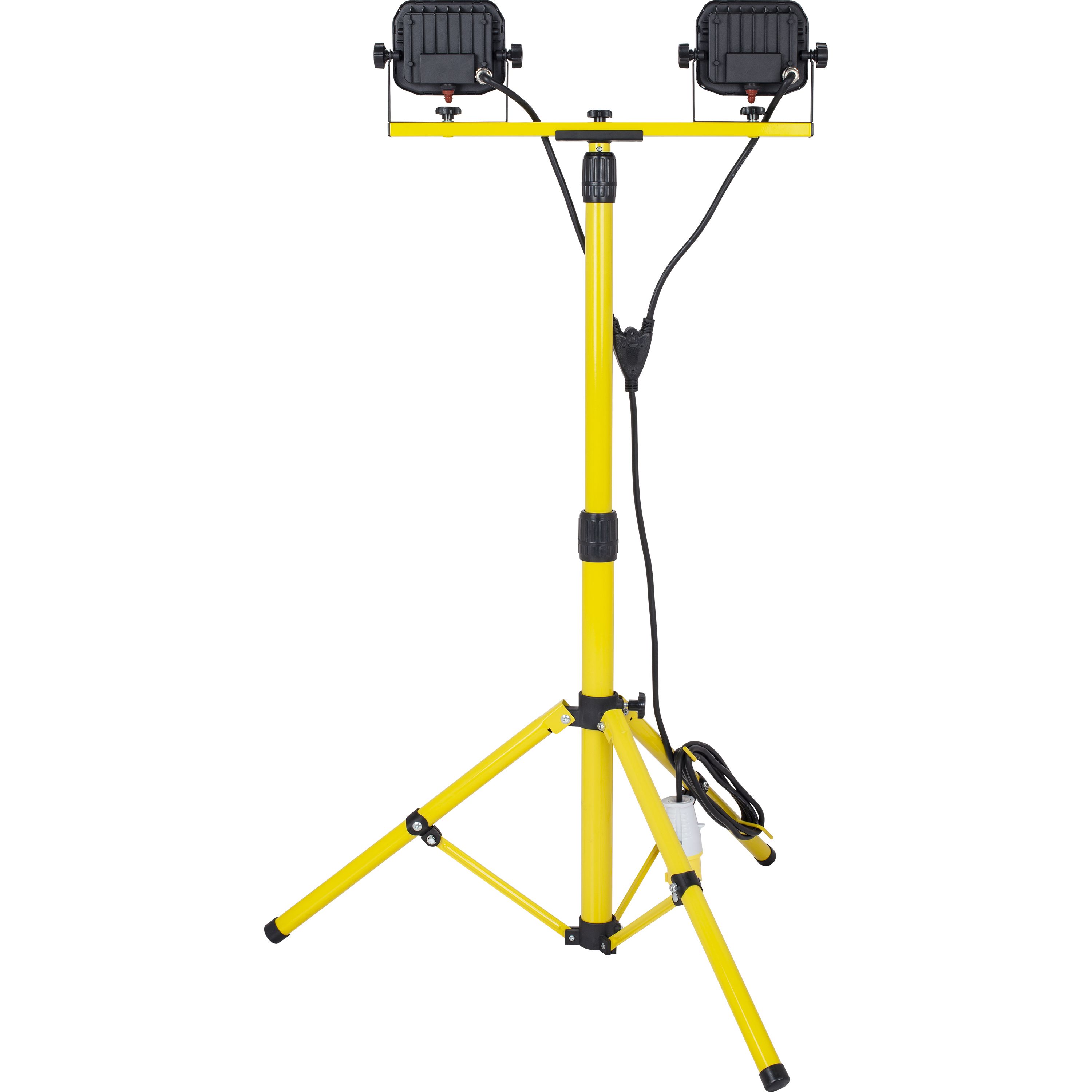 Luceco Twin 40W 4000lm Corded Integrated LED Work light with tripod