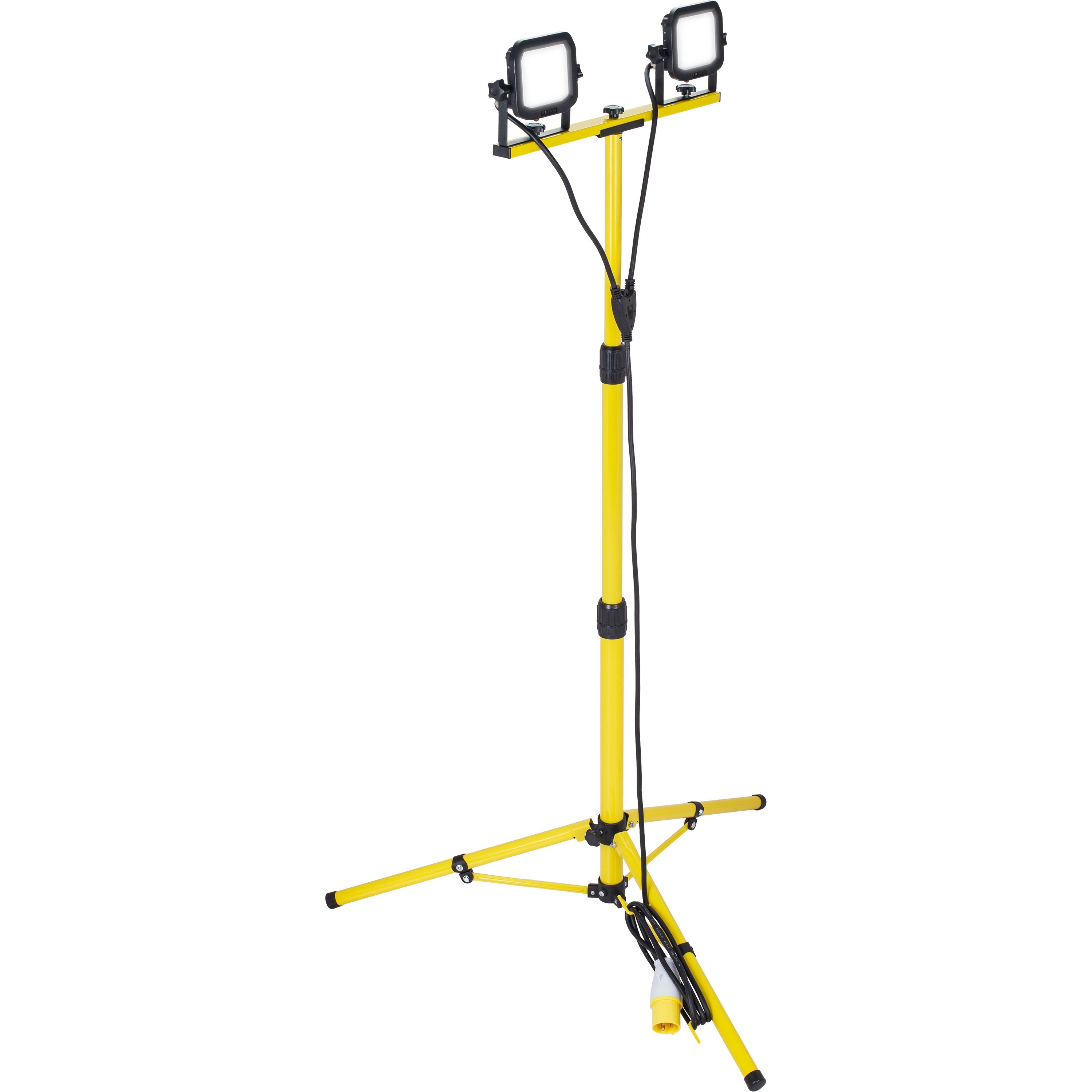 Luceco Twin 40W 4000lm Corded Integrated LED Work light with tripod