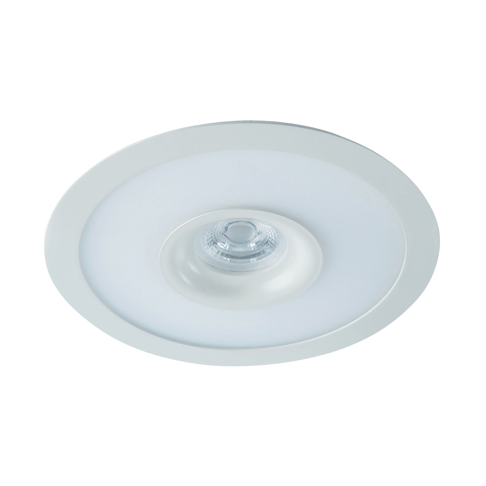 Luceco White Non-adjustable LED Cool white Downlight 13.8W IP20