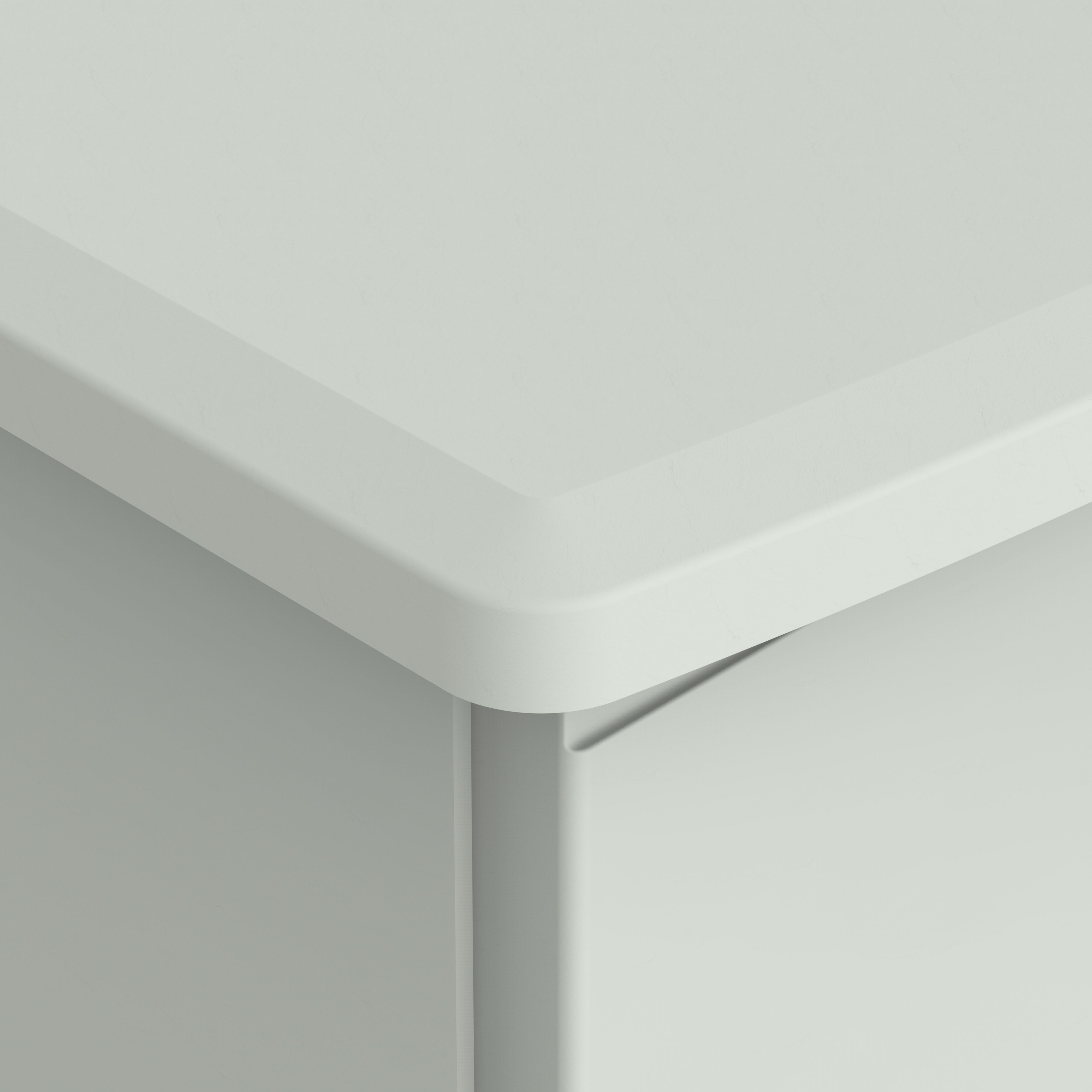 Lugano Matt grey 3 Drawer Ready assembled Dressing table (H)800mm (W)930mm (D)410mm