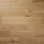 Lulea Brown Oak Solid wood Flooring Sample, (W)150mm