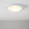 Lulea White Bathroom Ceiling light