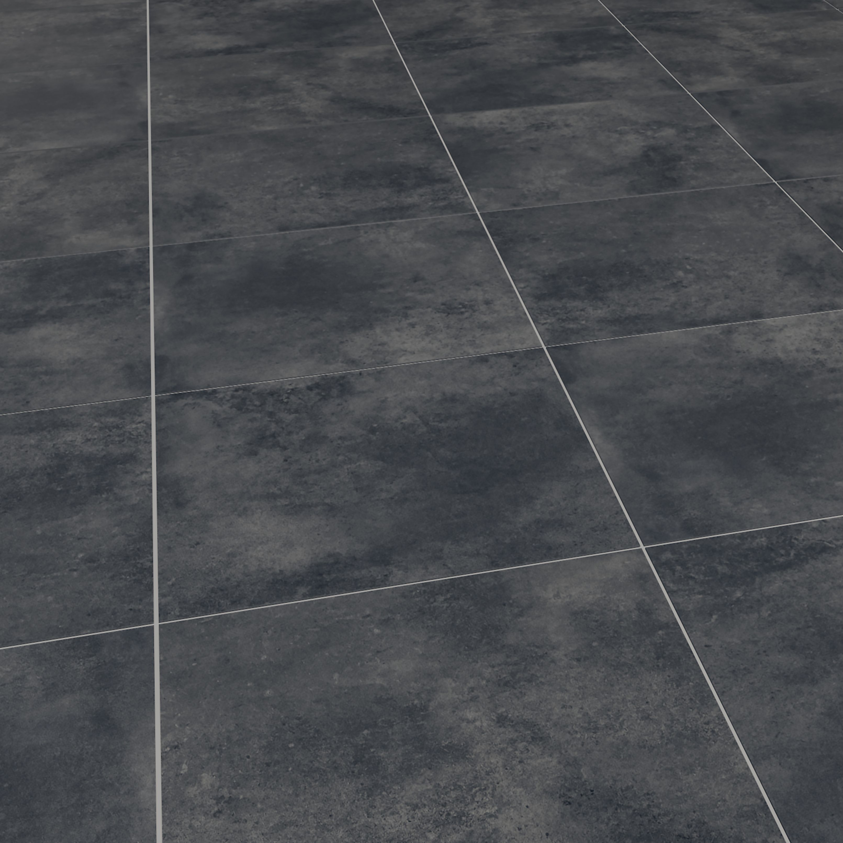 Luna Blue Matt Concrete Effect Porcelain Outdoor Floor Tile Pack Of 2 L 600mm W 600mm Diy At B Q