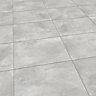 Luna Grey Matt Concrete effect Porcelain Outdoor Floor Tile, Pack of 2, (L)600mm (W)600mm