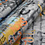 Lutece Street art Multicolour Graffiti Textured Wallpaper