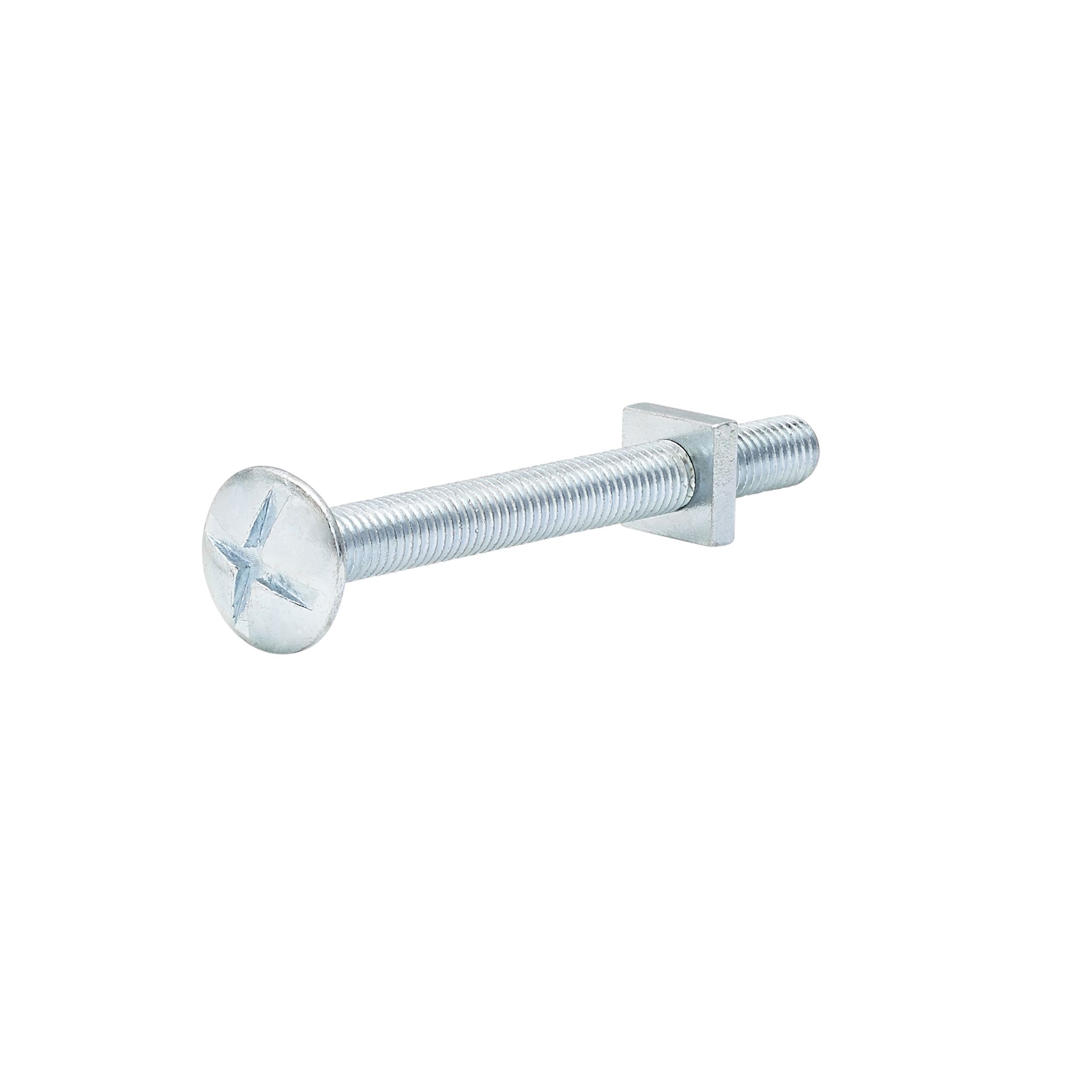 M10 Roofing bolt & nut (L)100mm, Pack of 10 | DIY at B&Q
