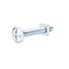 M10 Roofing bolt & nut (L)80mm, Pack of 10