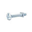 M5 Roofing bolt & nut (L)40mm, Pack of 10