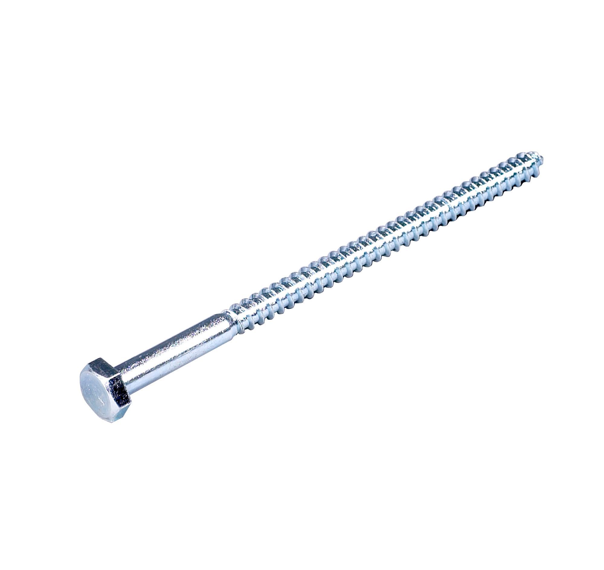 M6 Coach screw (L) 110mm (Dia) 6mm DIY at B&Q