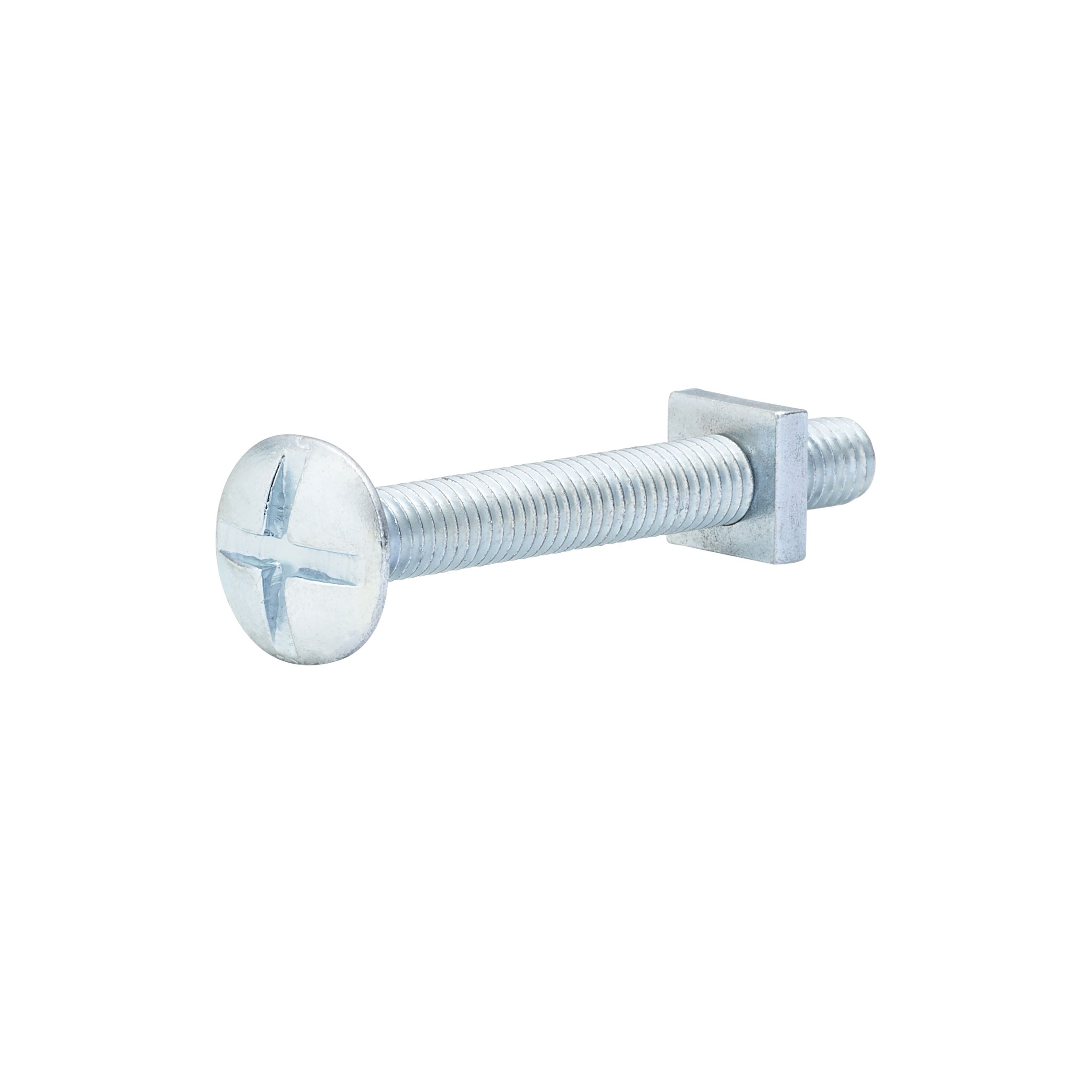 M6 Roofing bolt & nut (L)50mm, Pack of 10