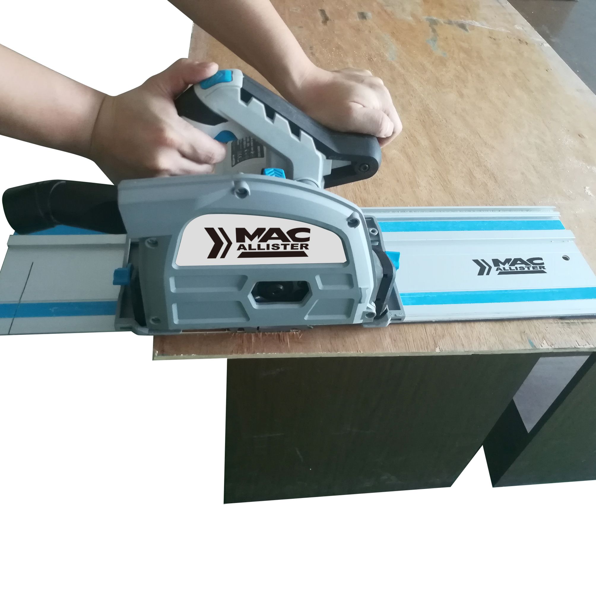Mac Allister 1200W 220 240V 165mm Corded Plunge saw MSPS1200