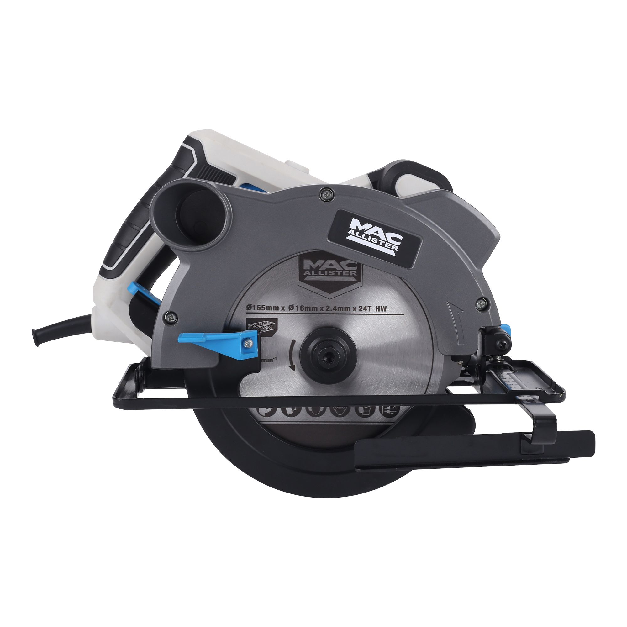 Mac Allister 1200W 240V 165mm Corded Circular saw MCS1200