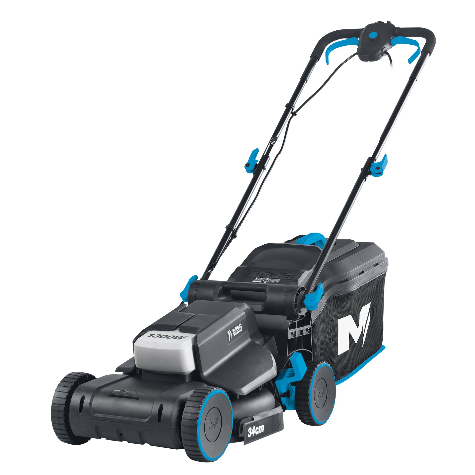 Mac Allister 1300W Corded Rotary Lawnmower - MLM1334
