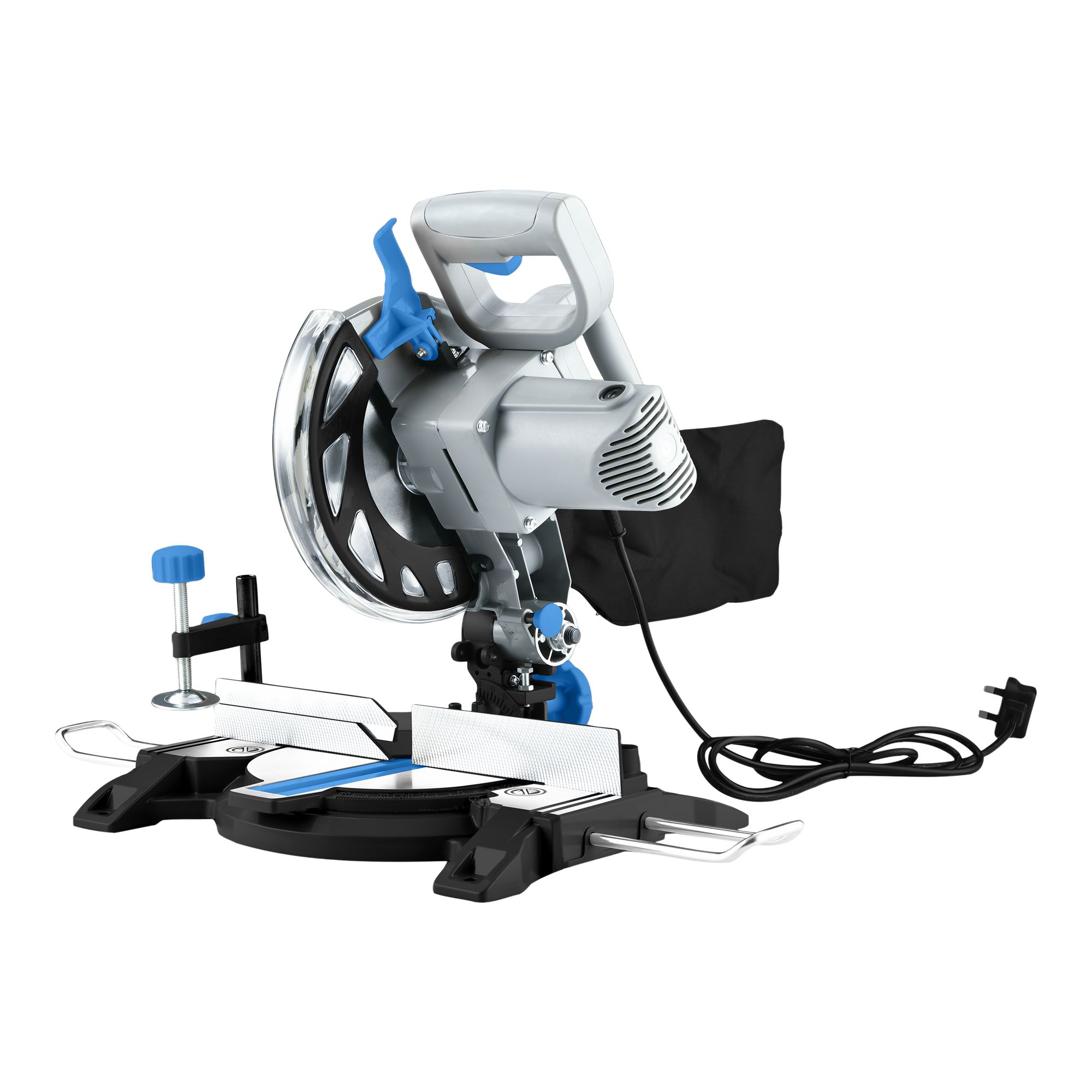 Mac Allister 1400W 220-240V 210mm Corded Compound mitre saw MCB1360MSW