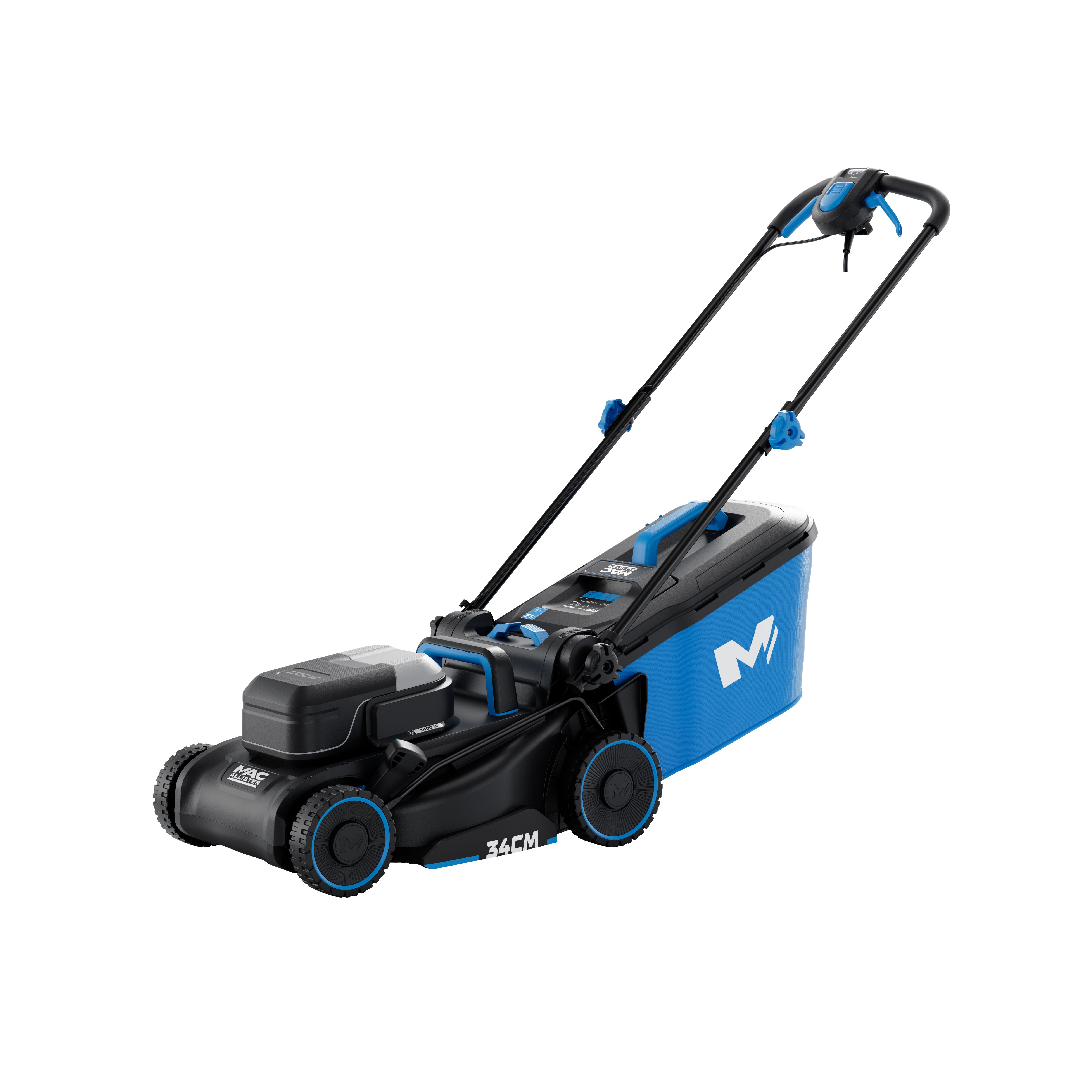1400W 34cm Corded Push Lawnmower MCB1163LWM