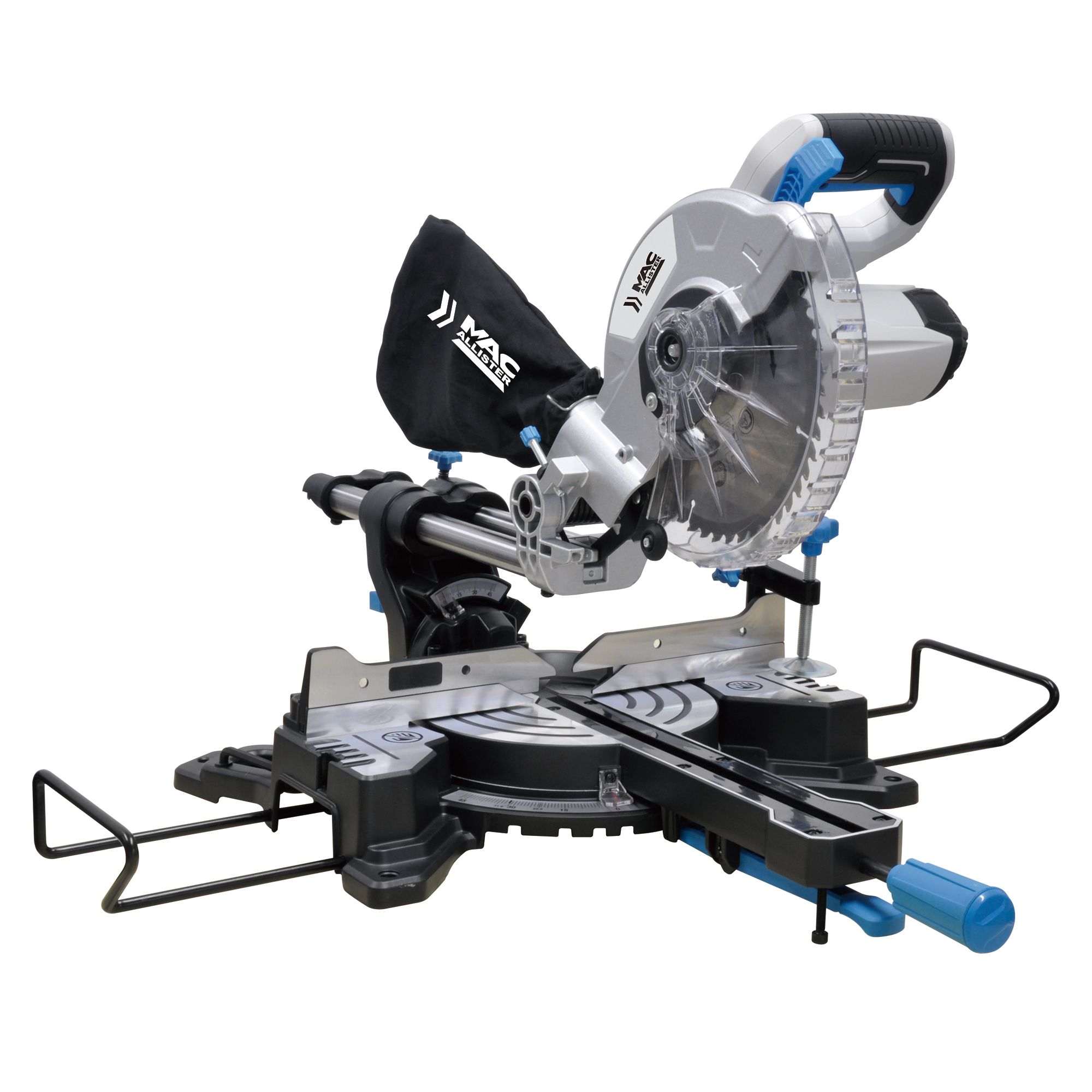 Mac Allister 1500W 220240V 210mm Corded Sliding mitre saw MMIS210SB