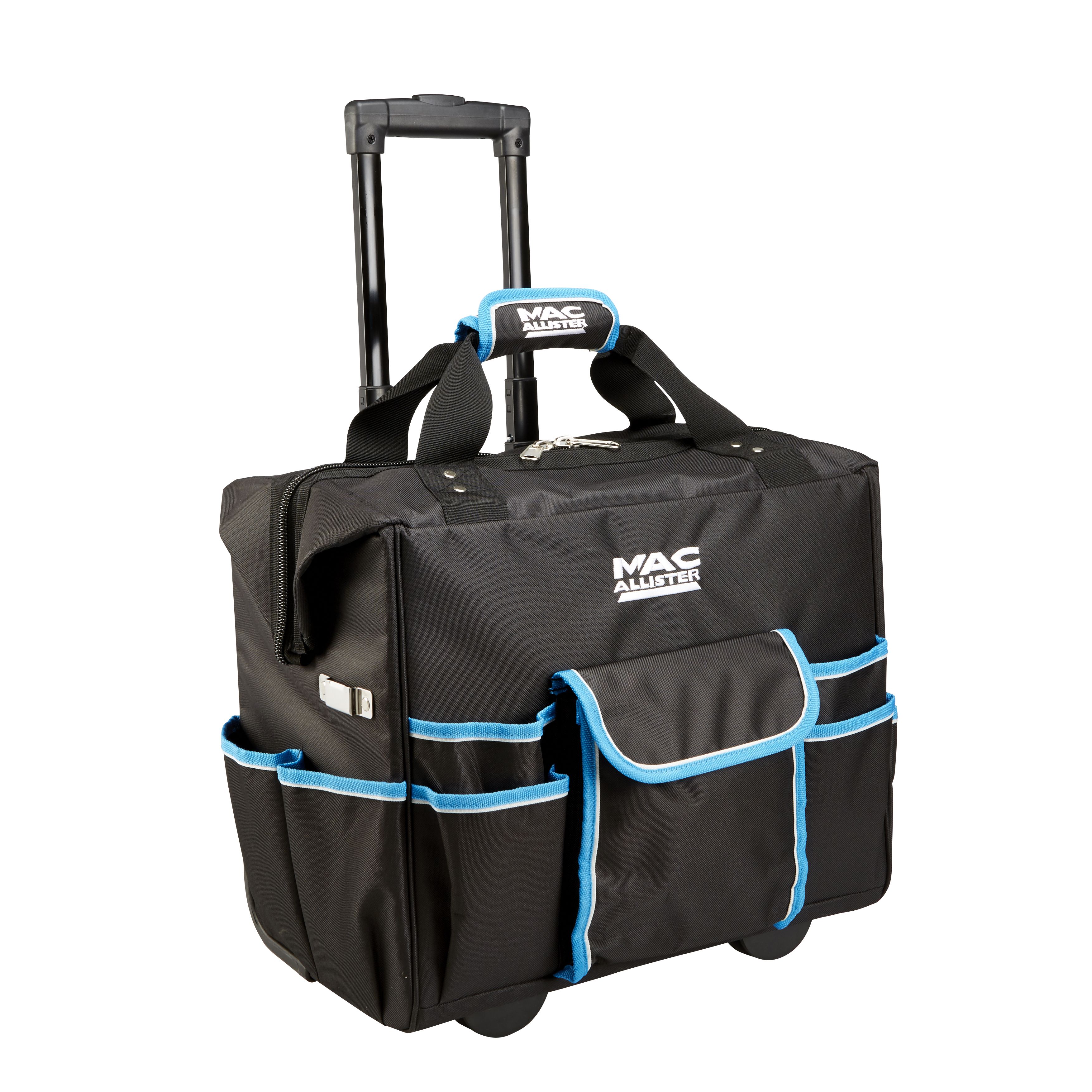 Mac Allister 18" Tool bag with wheels DIY at B&Q