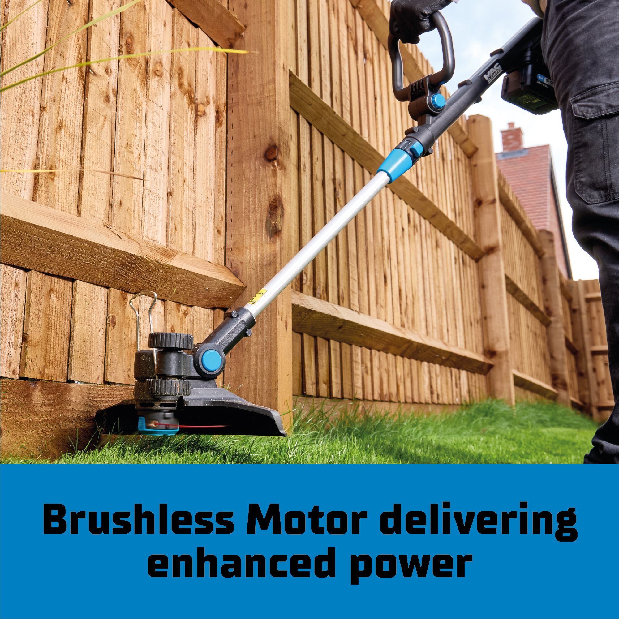 Mac Allister 18V 300mm Cordless Grass trimmer (1 x 5Ah) - MCI1200GGT