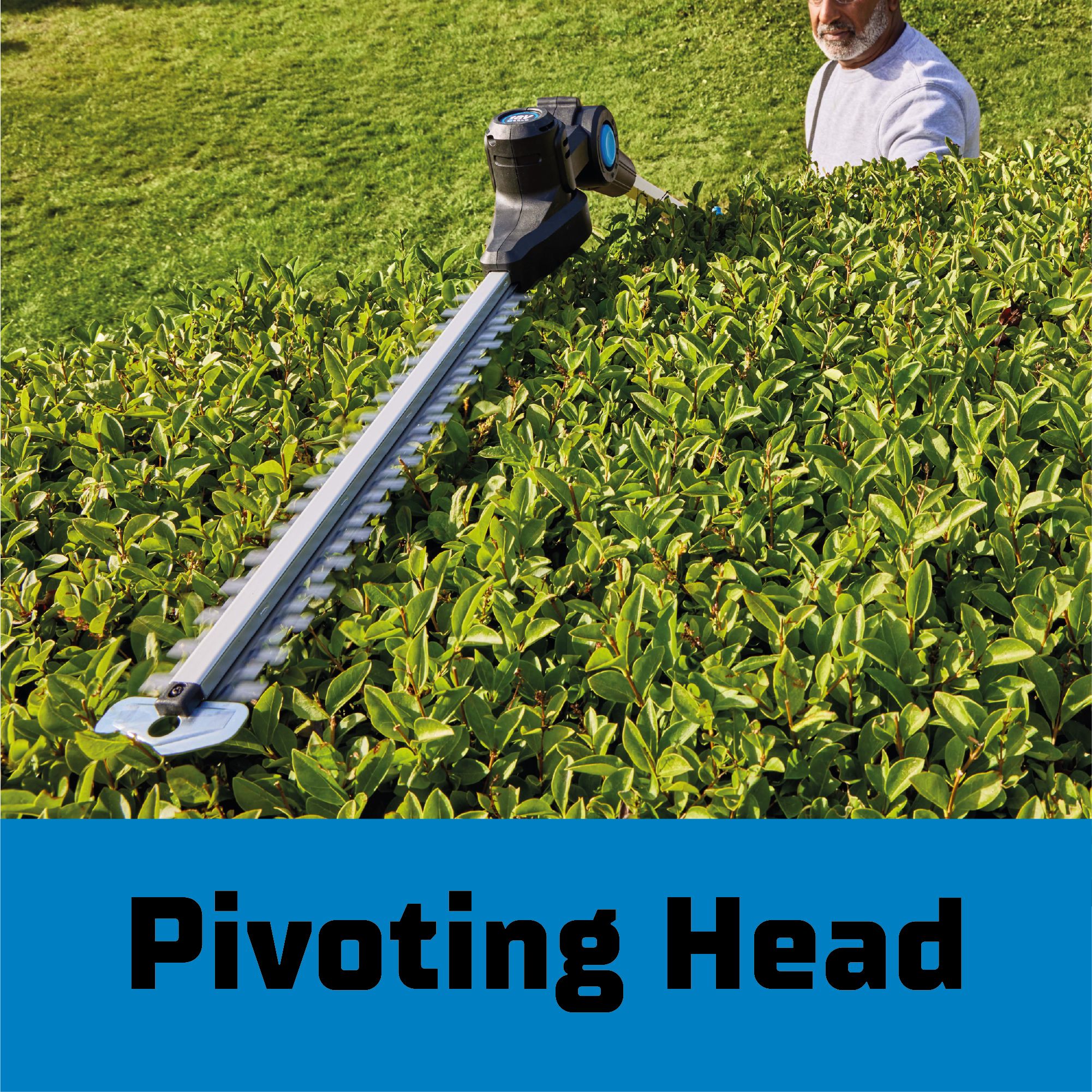 Mac Allister 18V Cordless 45cm Pole hedge trimmer (1 x 2Ah) - MPHT1845-Li