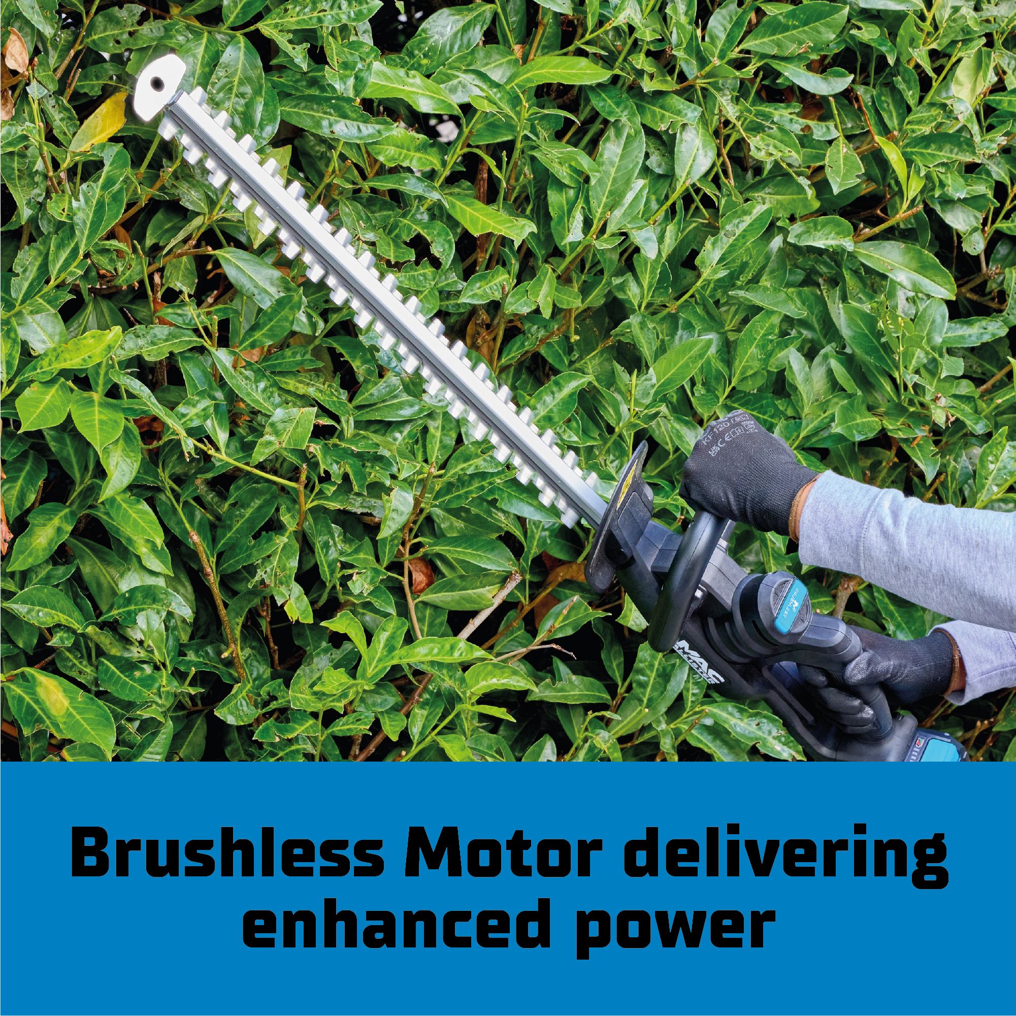 Mac Allister 18V Cordless 55cm Hedge trimmer (1 x 2Ah) - MCI1207GHT
