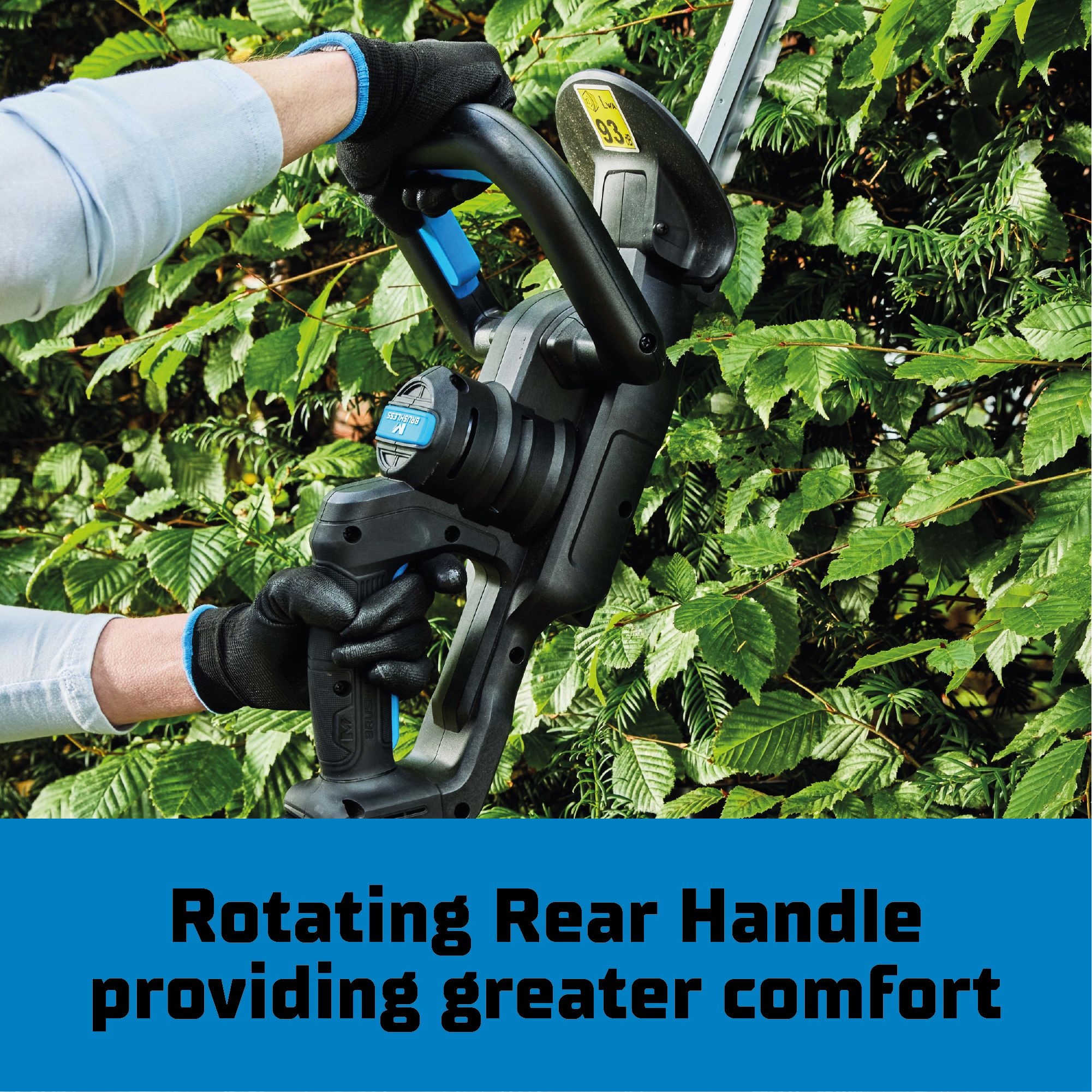 Mac Allister 18V Cordless 55cm Hedge trimmer (1 x 2Ah) - MCI1207GHT