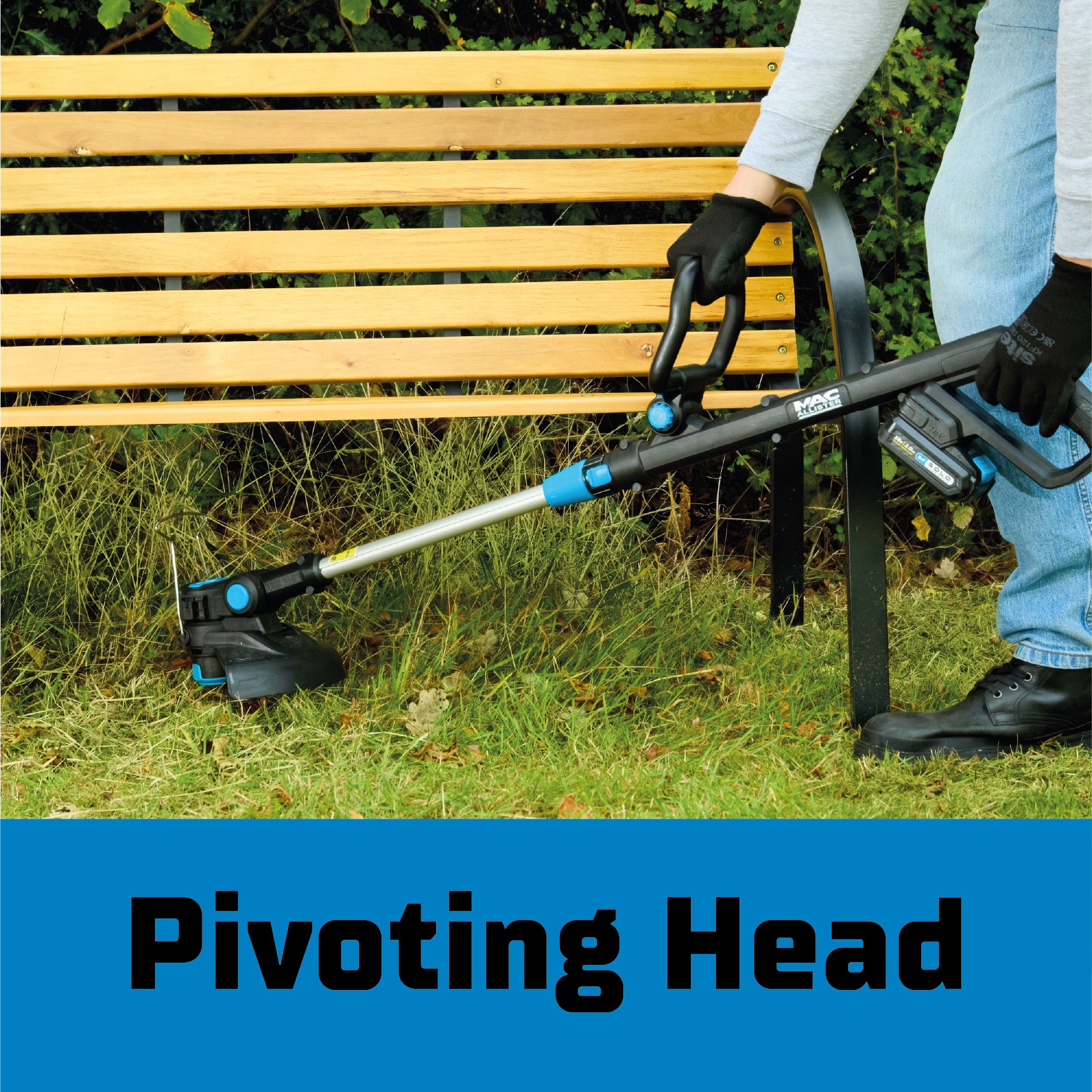 Mac Allister 18V Cordless Grass trimmer (Bare Tool) - MCI1198GGT