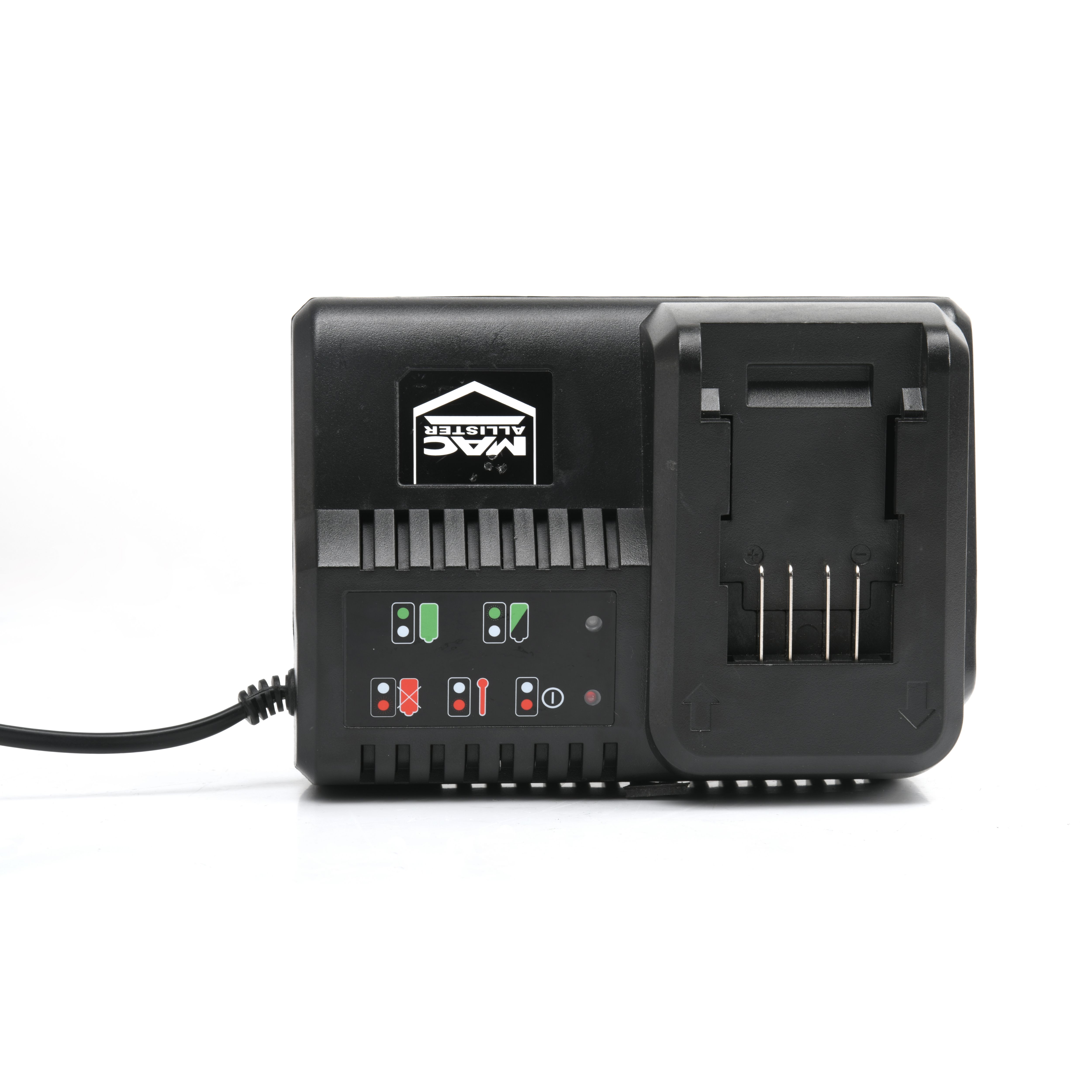 Mac Allister 18V EXT 2A Li ion Fast Battery charger DIY at B Q