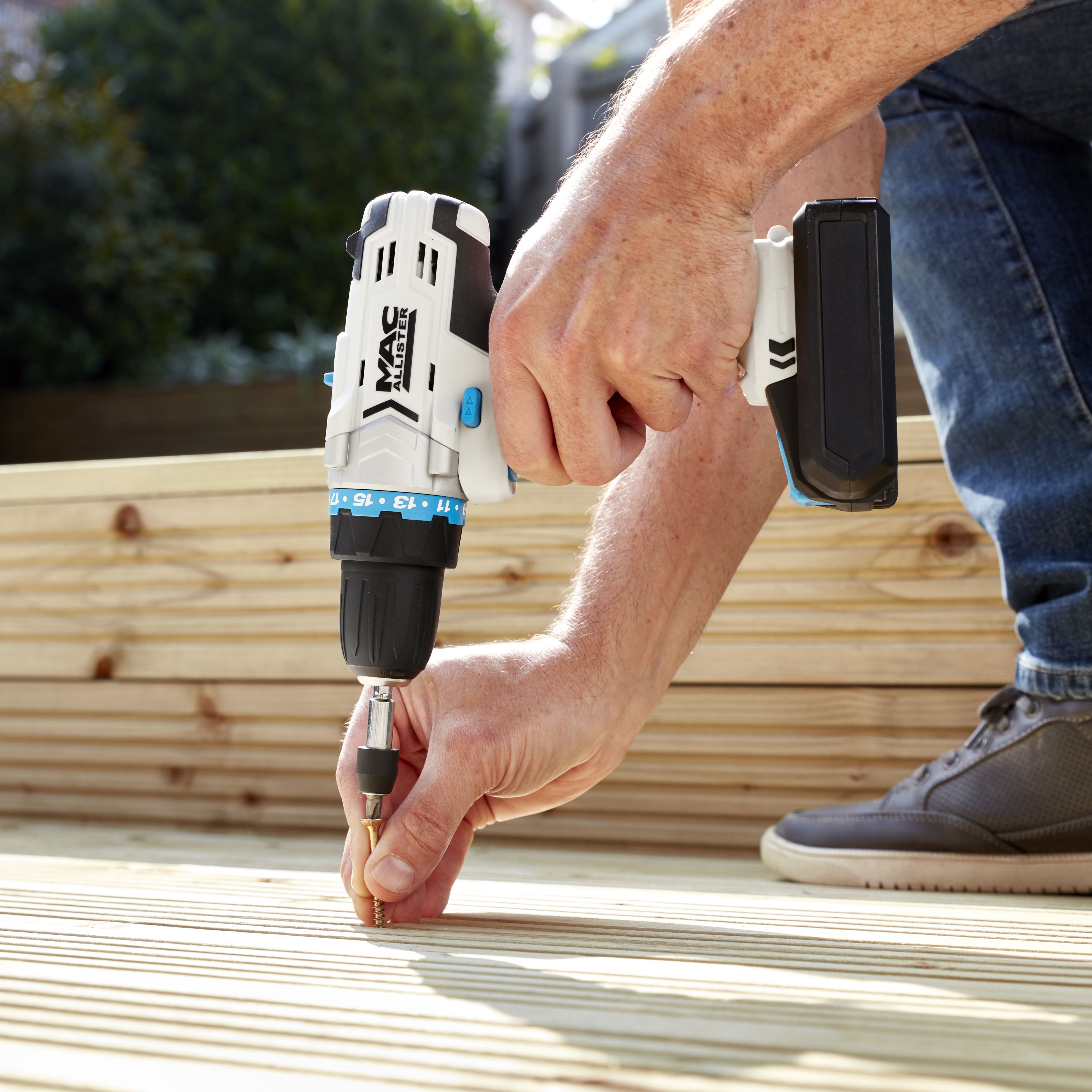 Mac Allister 18V Li ion Cordless Combi drill 1 x 1.5Ah MSCD18 Li 2