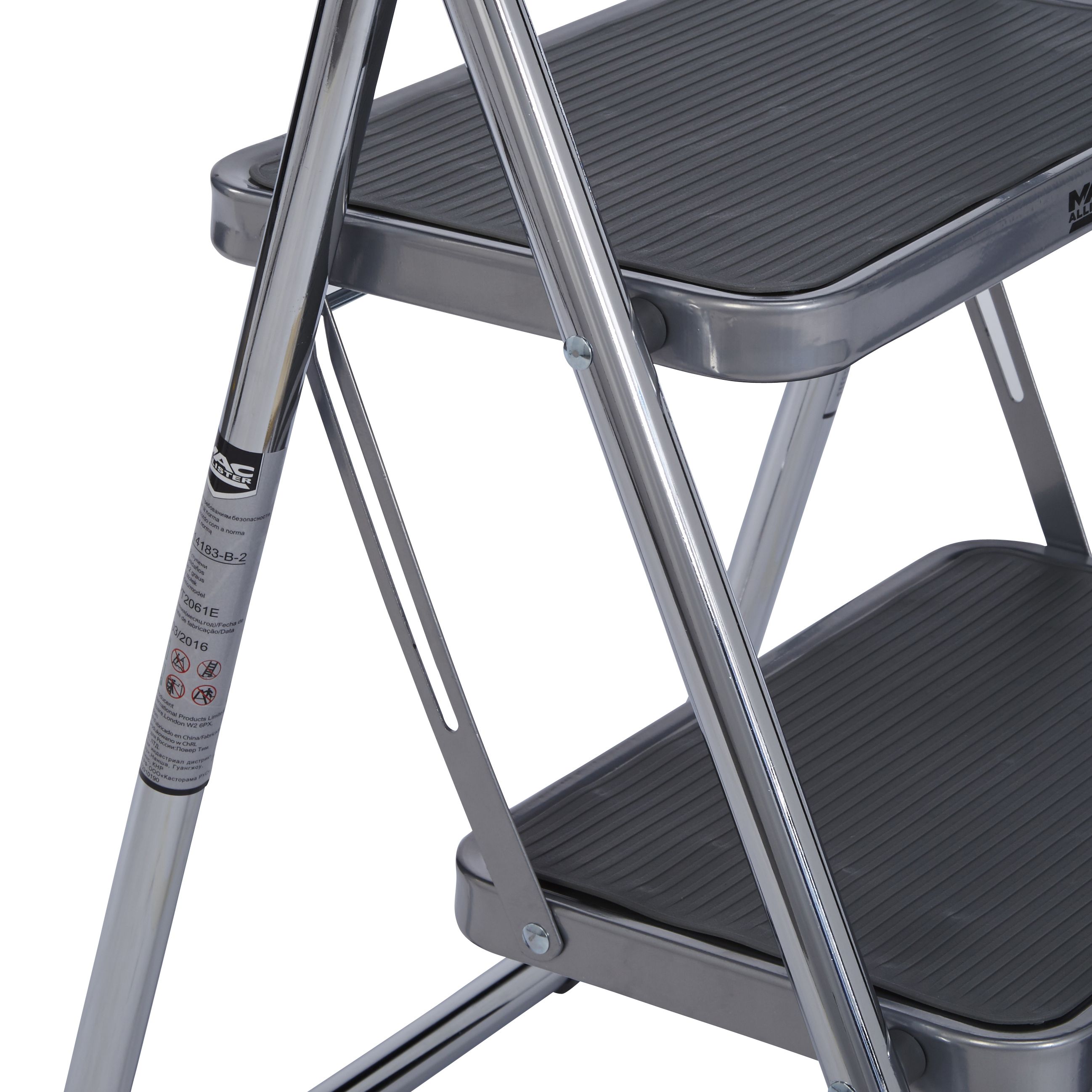 Mac Allister 2 Tread Plastic Steel Foldable Step Stool H 0 85m Diy At B Q With toddler step stools, they can be more independent! b q