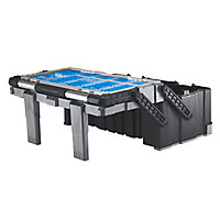 Mac Allister 22" Plastic 11 compartment Cantilever toolbox