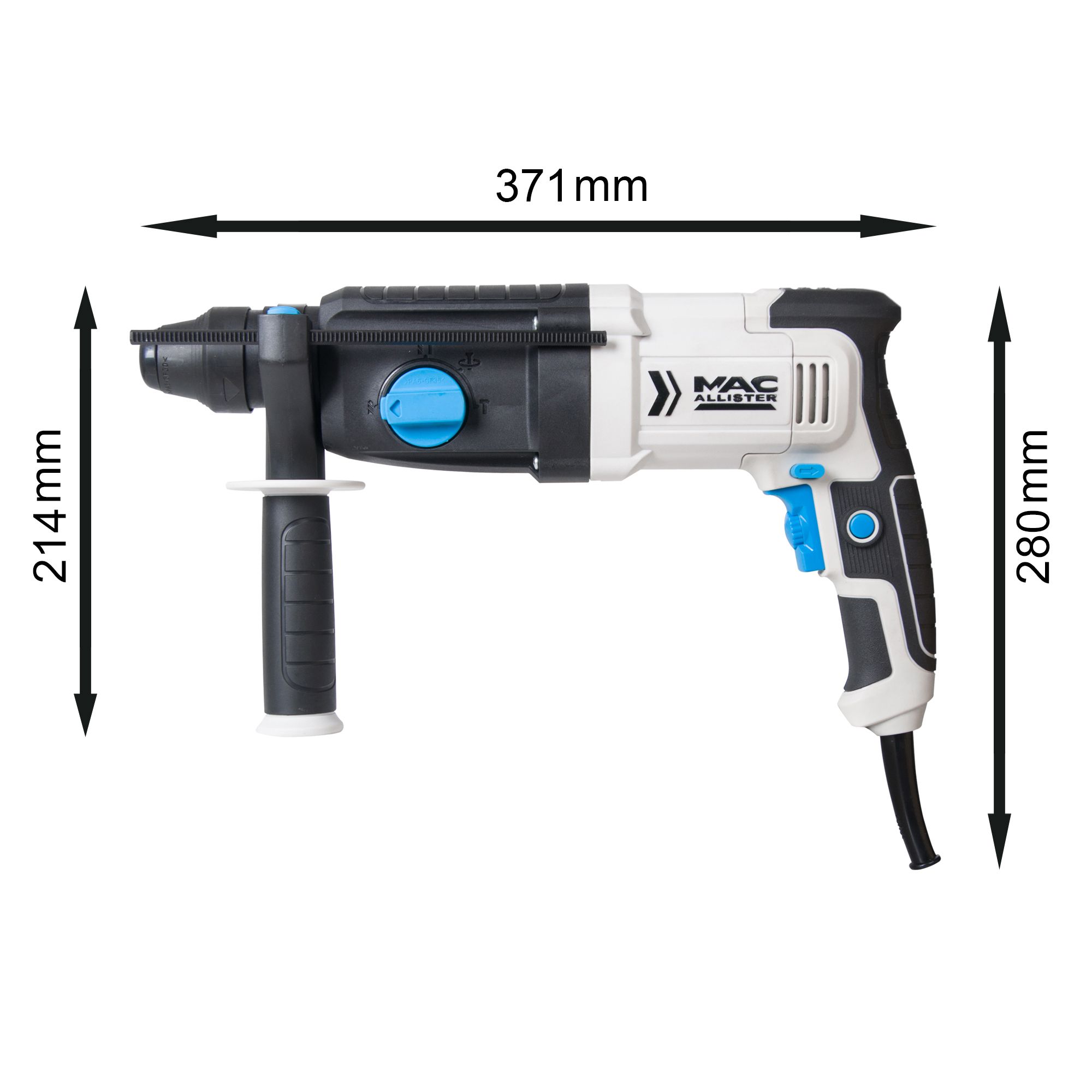Mac Allister 240V 750W Corded SDS drill MRH750