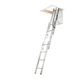 Mac Allister 3 section 12 tread Tilt & turn right Loft Ladder
