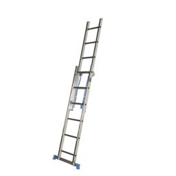 Mac Allister 3-way 12 tread Combination Ladder