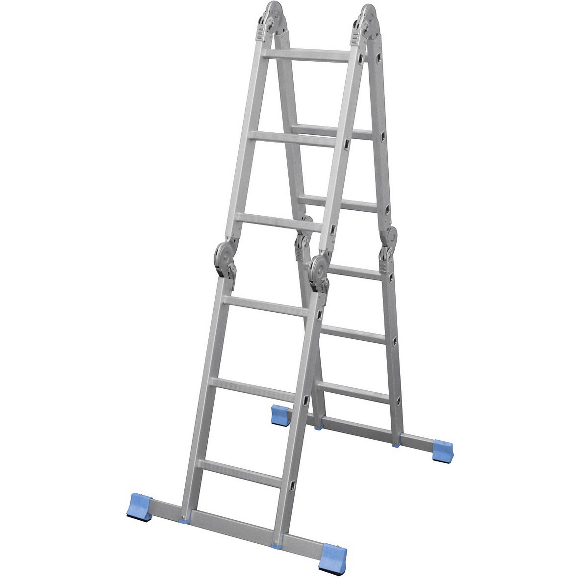 Mac Allister 3-way 3.17m Aluminium Combination Ladder