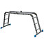 Mac Allister 4-way 12 tread Folding Combination Ladder