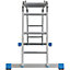 Mac Allister 4-way 12 tread Folding Combination Ladder