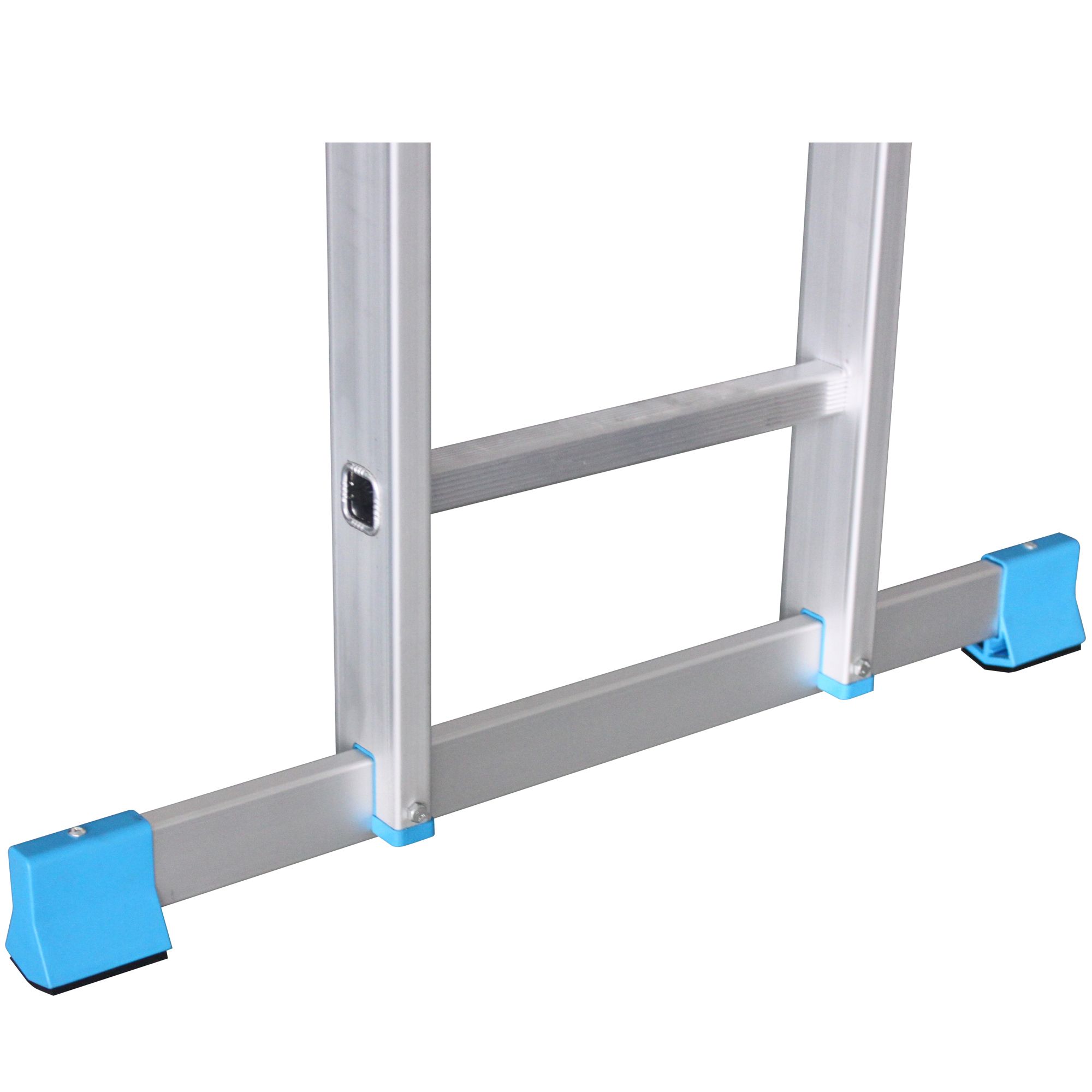 Mac Allister 4 way 12 tread Folding Combination Ladder DIY at B Q