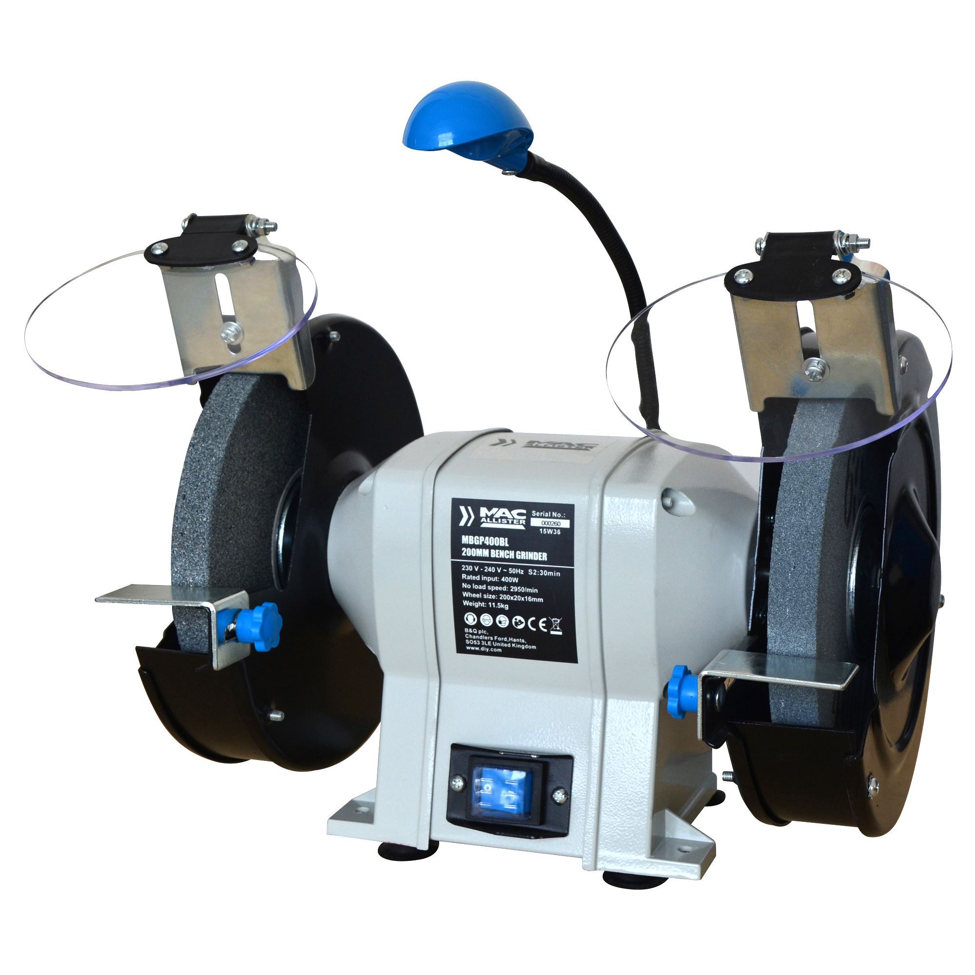Mac Allister 400w Bench Grinder Mbgp400bl Diy At B Q