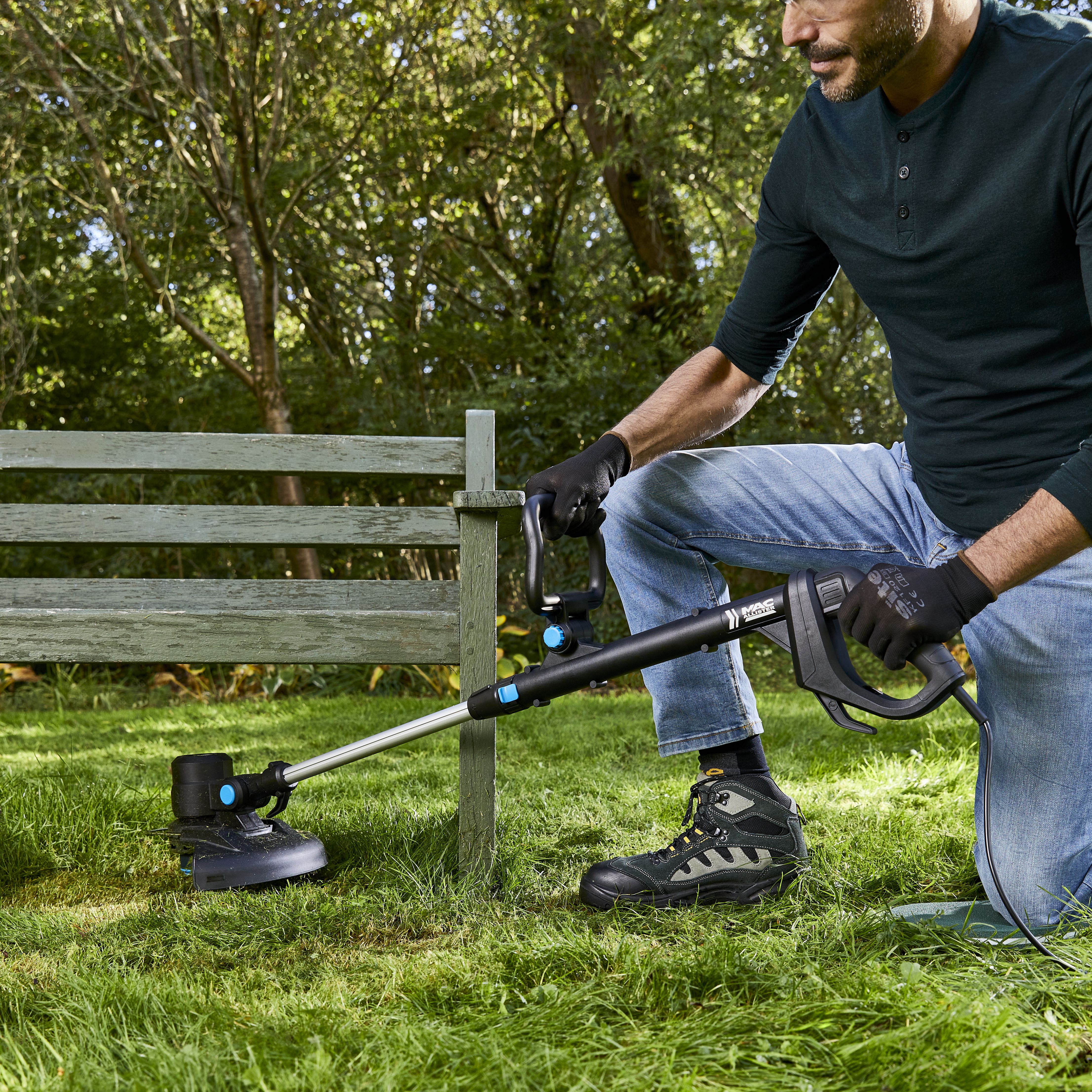 Mac Allister 450W Corded 28cm Grass trimmer - MGT45028