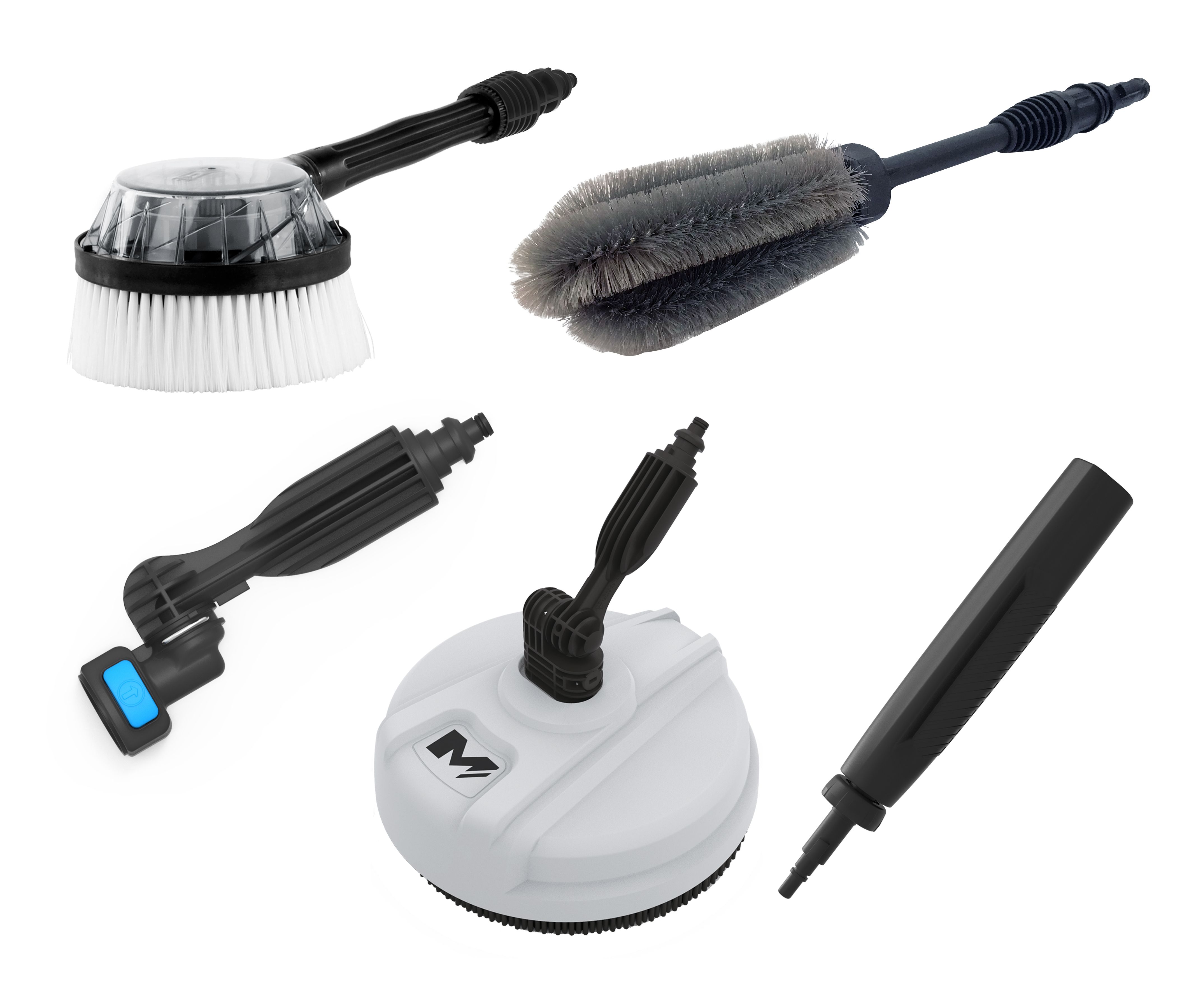Mac Allister 5 piece Pressure washer attachment kit DIY at B Q