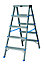 Mac Allister 5 tread Aluminium Step Ladder (H)1.08m