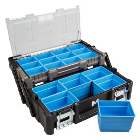 Tote Box Tray Organiser 5 Trays 1000 Assorted Fixtures Screw Box Diy Rolson Home 