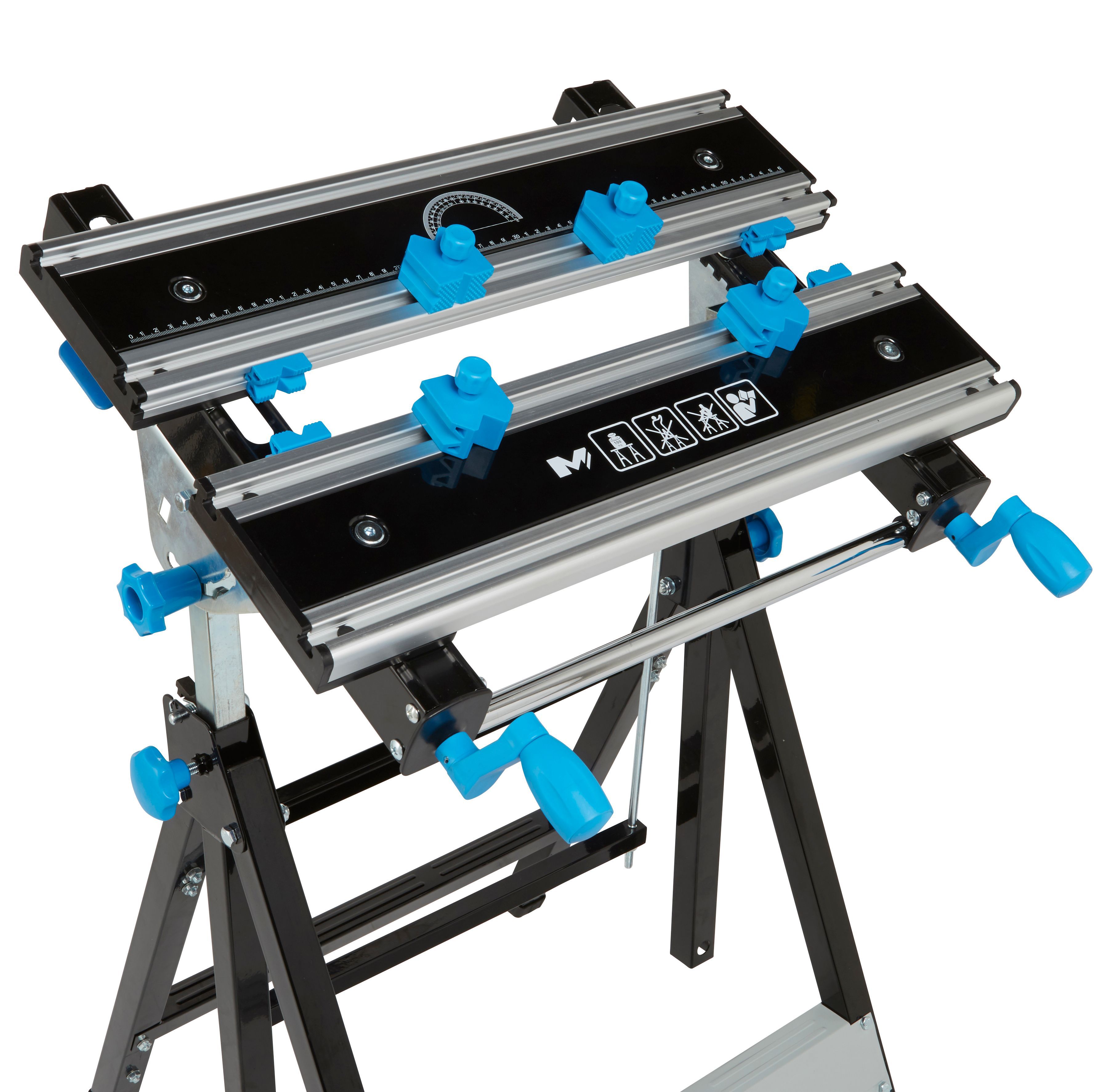 Mac allister foldable folding workbench sale