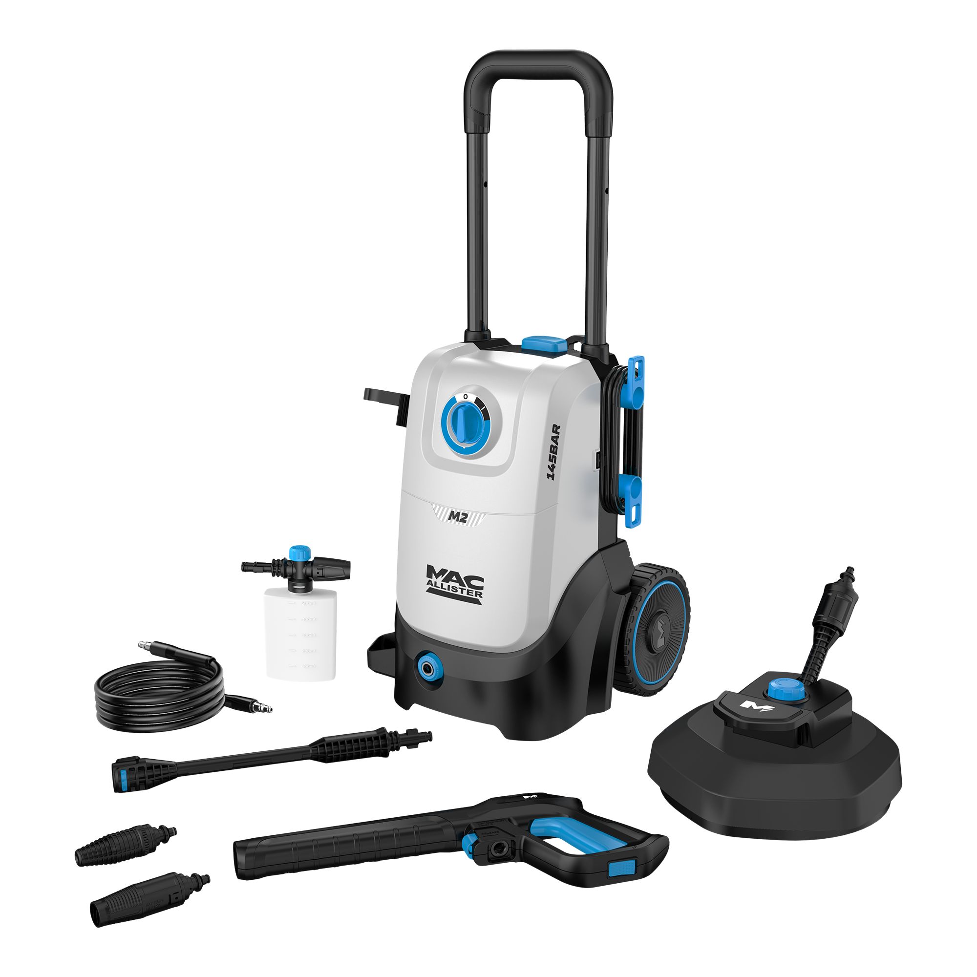 M2 Pressure washer Corded 145bar 1.8kW