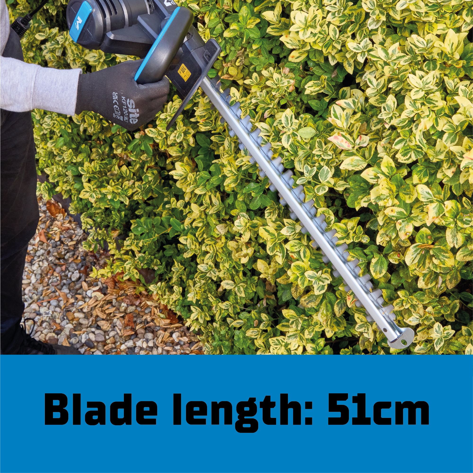Mac Allister MCB1177GHT Corded Electric - 510mm 20mm 550W 220-240V Dual action laser cut Hedge trimmer