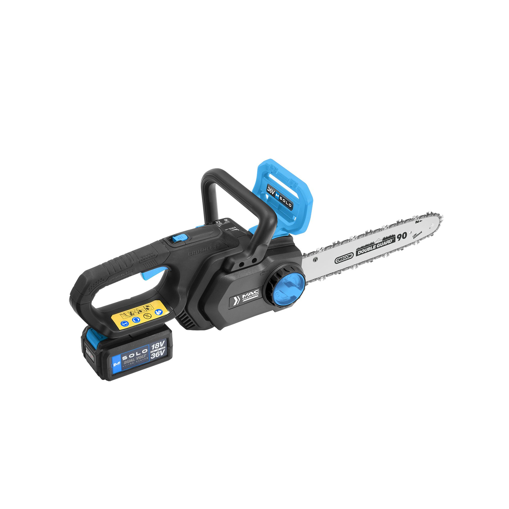 Mac Allister MCS3630 Li 36V Cordless Chainsaw 254mm DIY at B Q