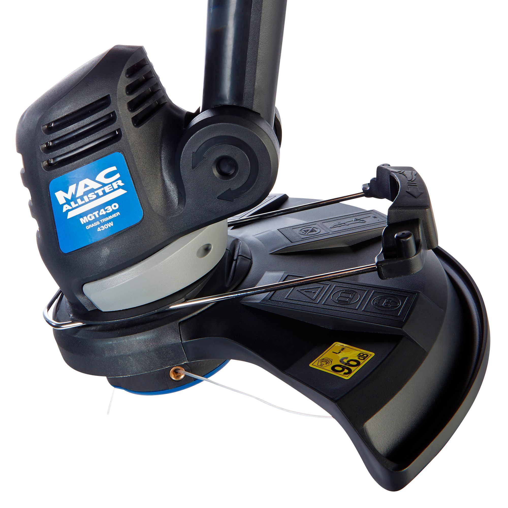 mac allister mgtp430 430w corded grass trimmer