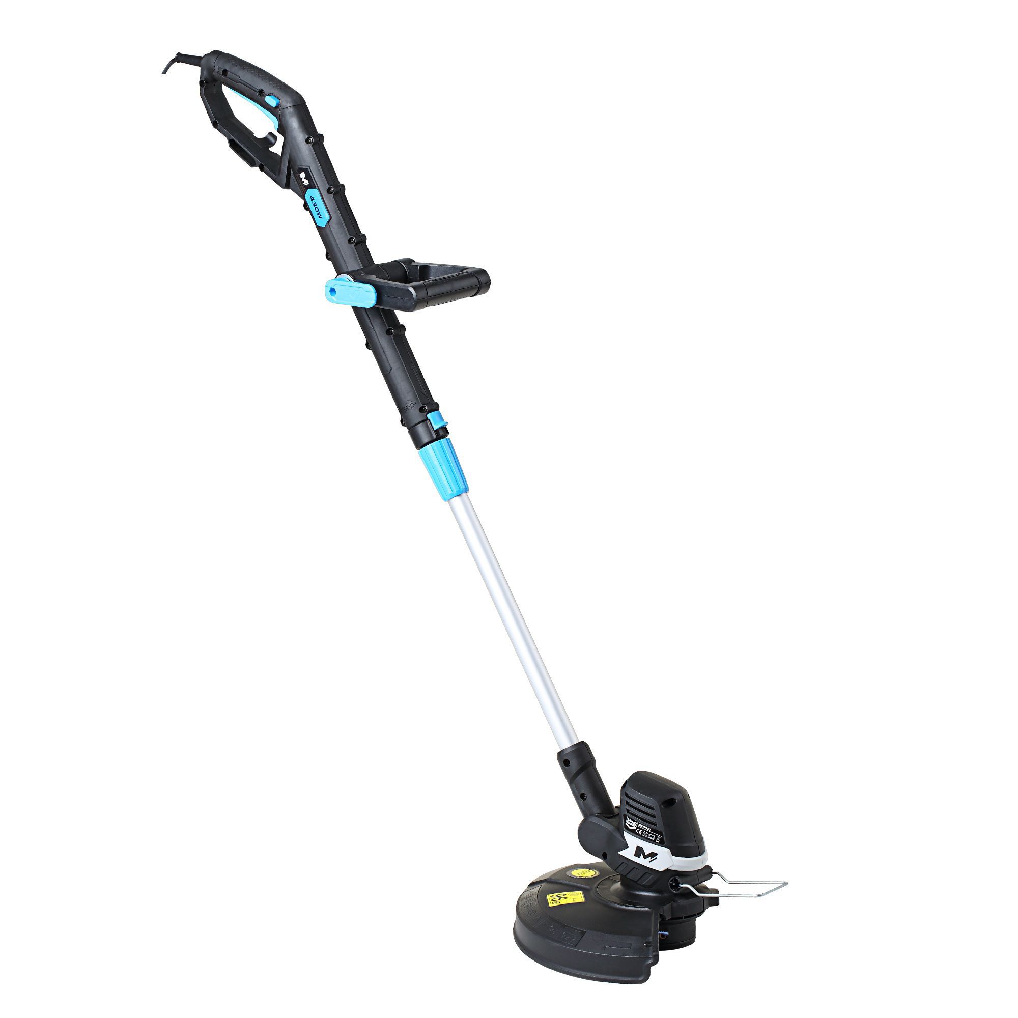 mac allister mgtp430 430w corded grass trimmer